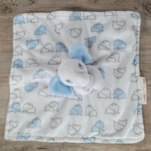 Baby Lovey Elephant Plush Soft Comfort Blankets & Beyond Security Blanket - Picture 2 of 7